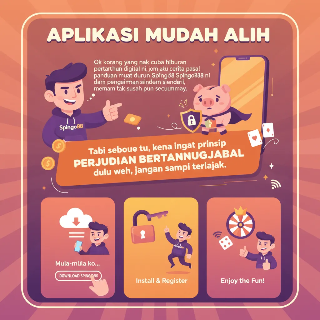 Panduan Muat Turun Aplikasi Spingo88