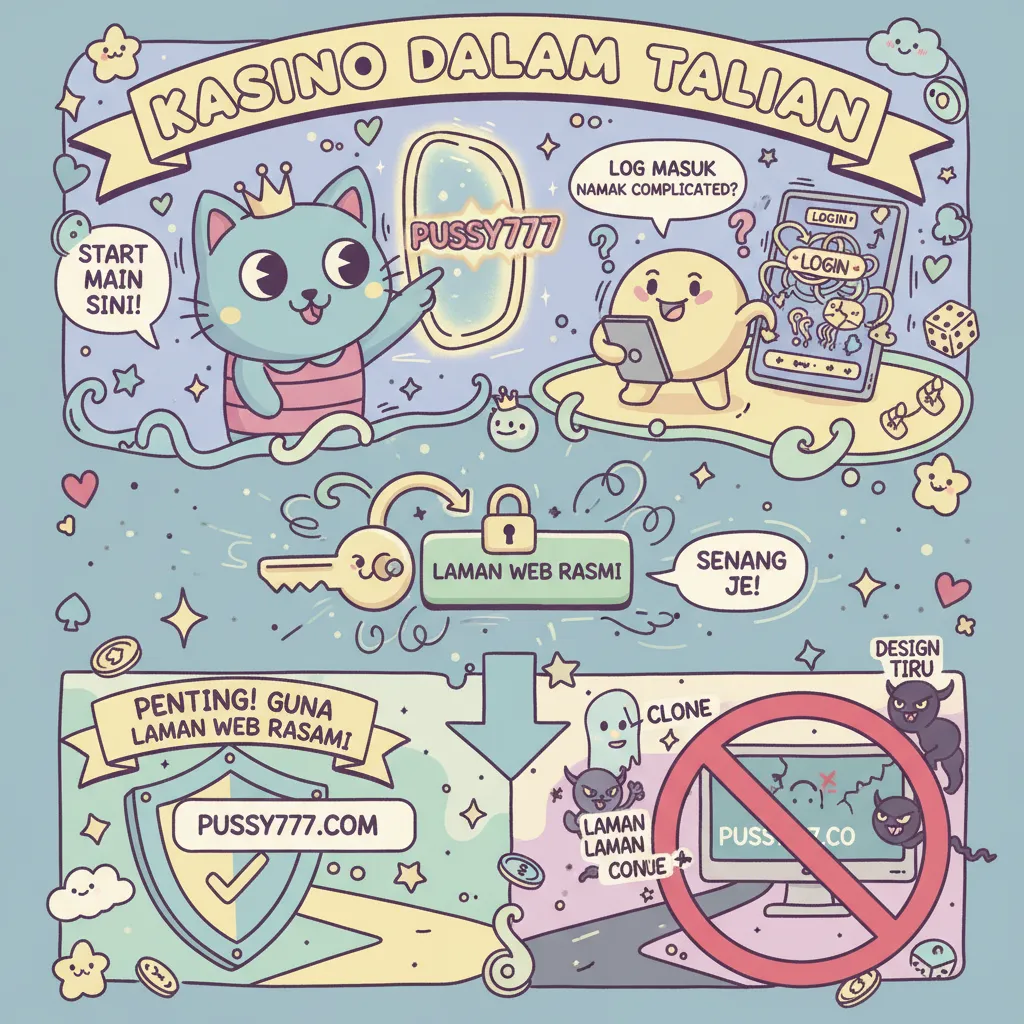Panduan Log Masuk Pussy777 & Kasino Dalam Talian