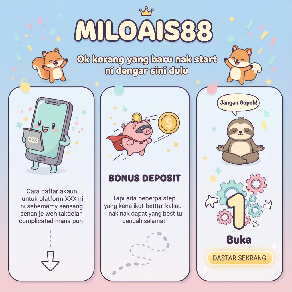 Cara Daftar Akaun Miloais88 & Bonus Deposit